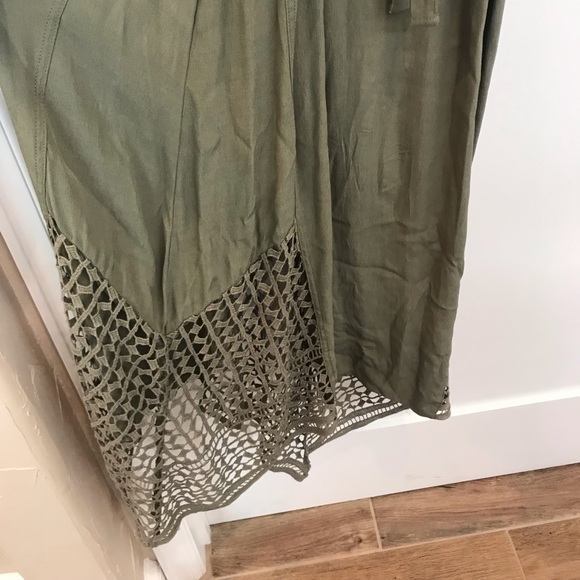 XCVI Dresses Xcvi Crochet Handkerchief Maxi Summer Dress Xl Poshmark